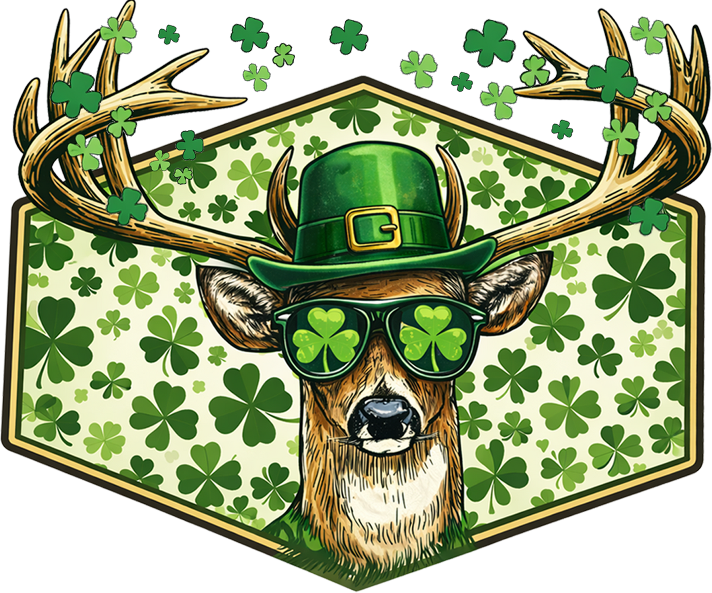 Deer St.Patricks Day