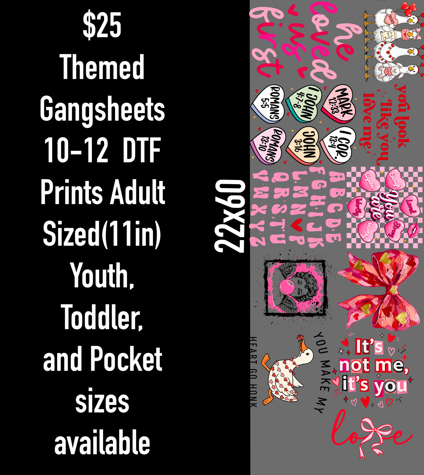 #1 Valentines Gangsheet