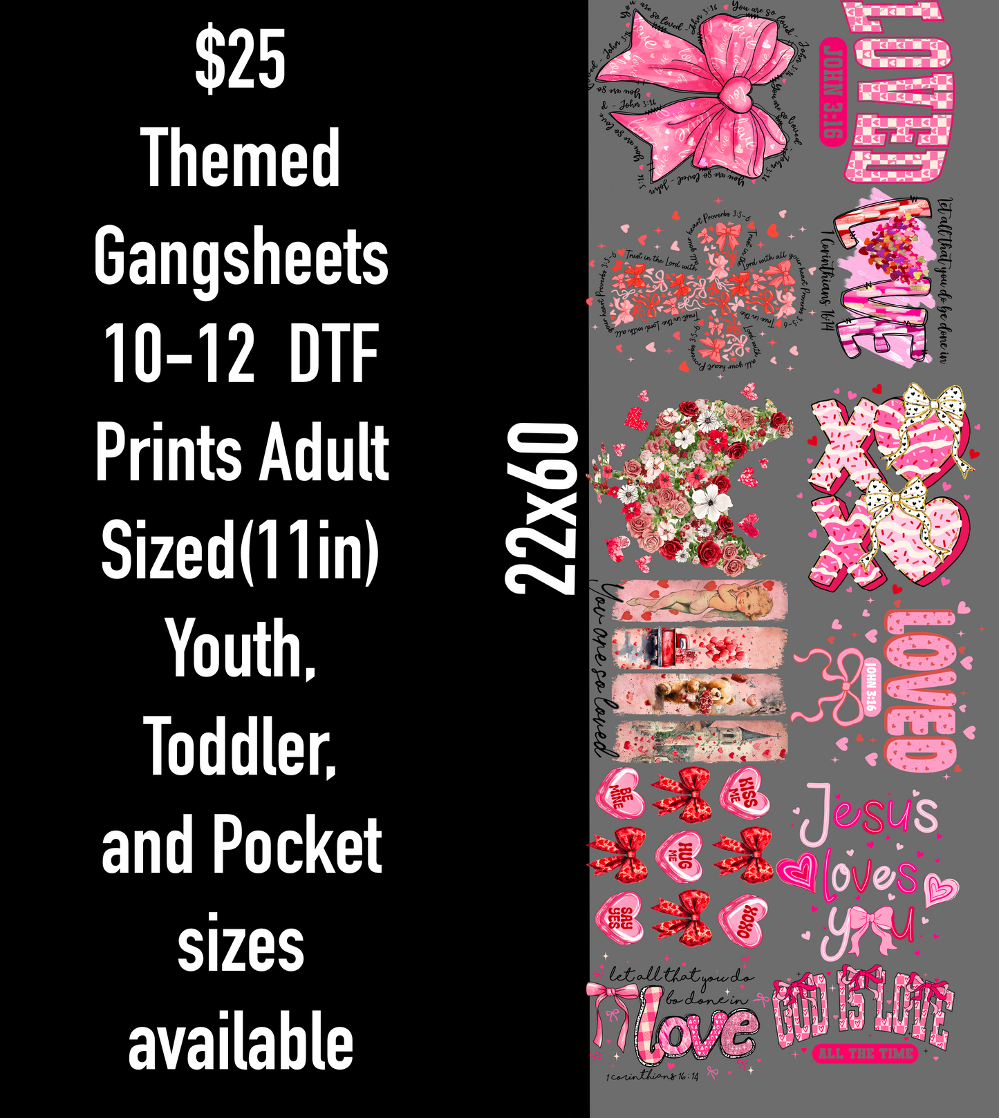 #3 Valentines Gangsheet