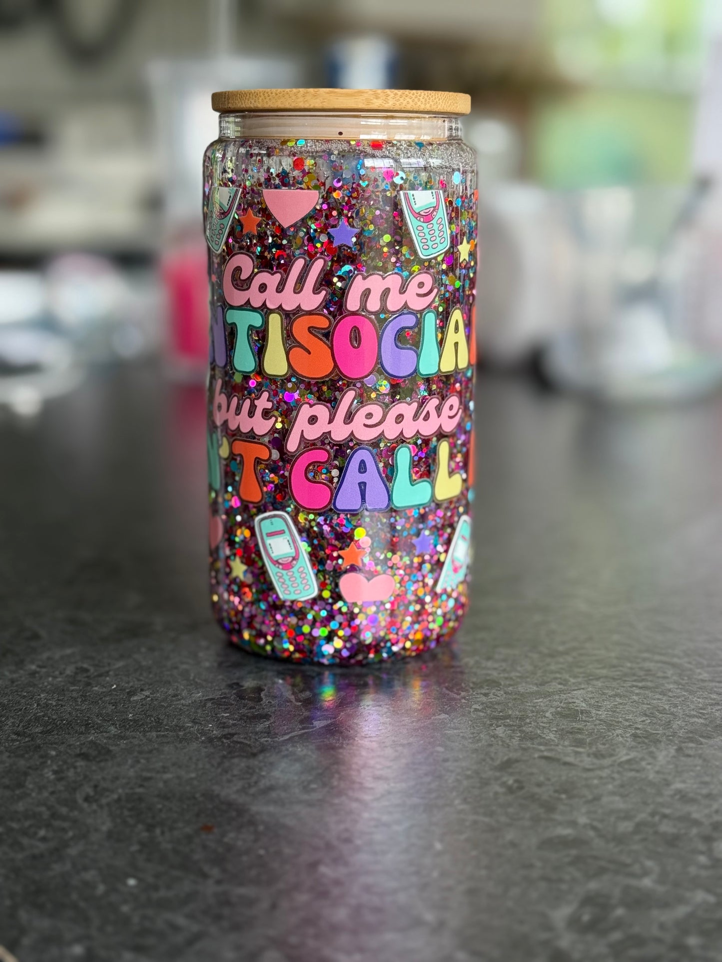 TikTok live Snowglobe 12oz tumbler