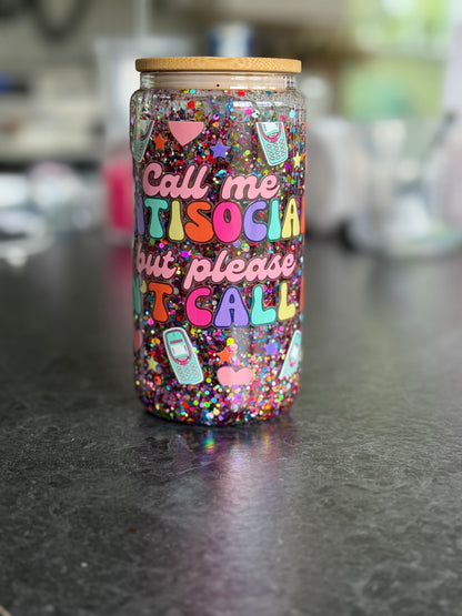 TikTok live Snowglobe 12oz tumbler
