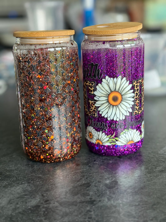 TikTok live Snowglobe 12oz tumbler
