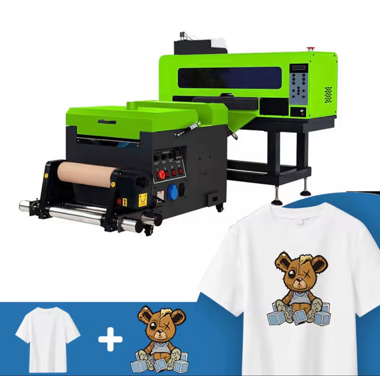 13” Compact DTF Printer with Dual XP600 Printheads