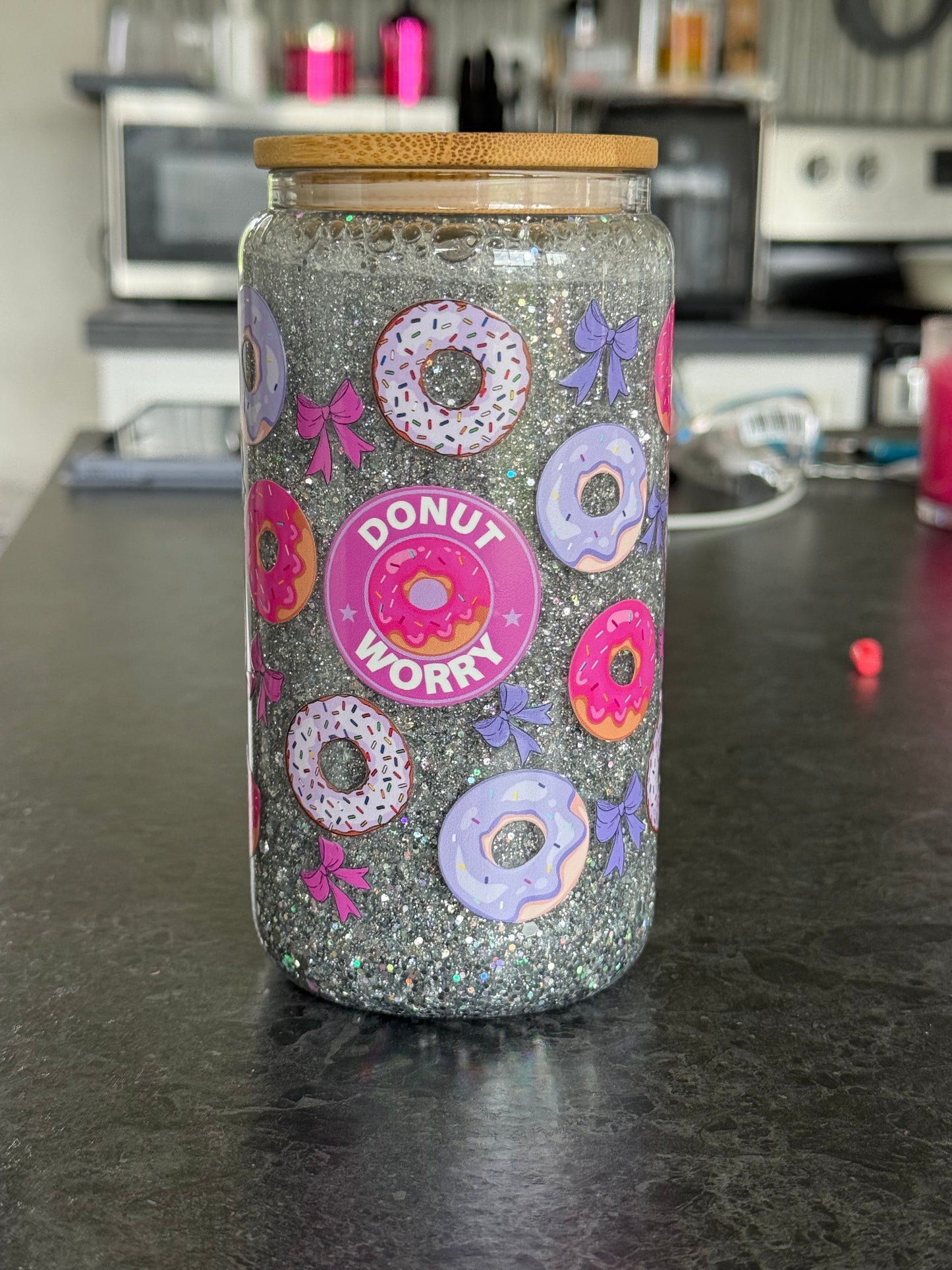 TikTok live Snowglobe 12oz tumbler
