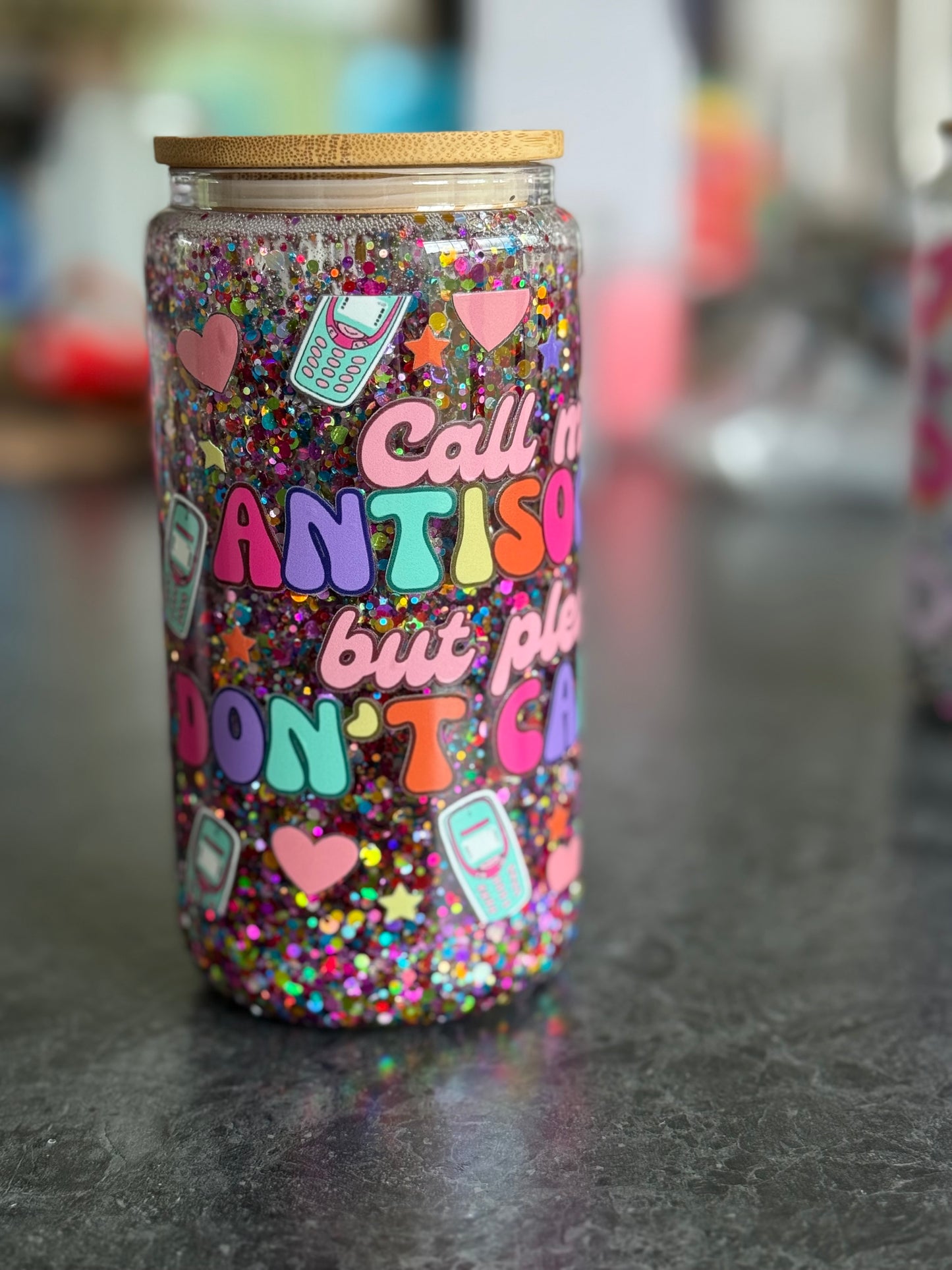 TikTok live Snowglobe 12oz tumbler
