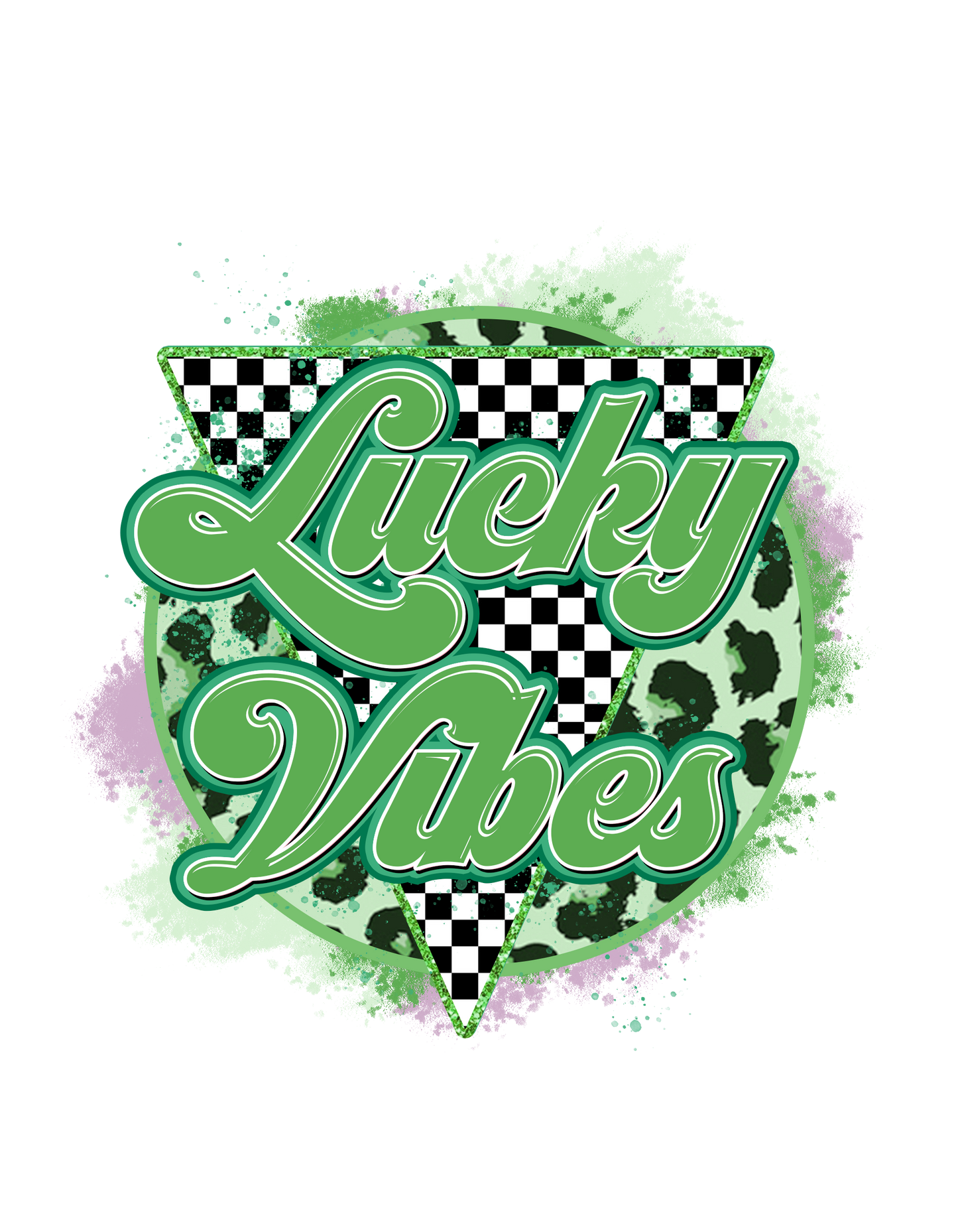 Checkered lucky Vibes