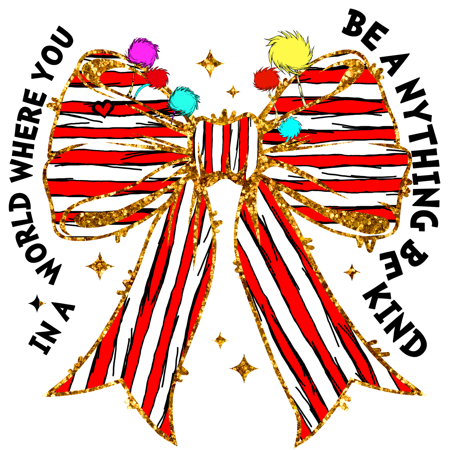 Coquette Ribbon Bow Dr.Seuss 3