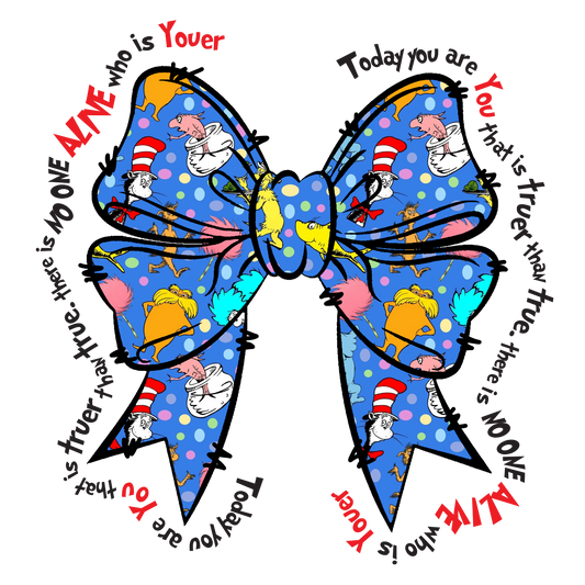 Coquette Ribbon Bow Dr.Seuss 4
