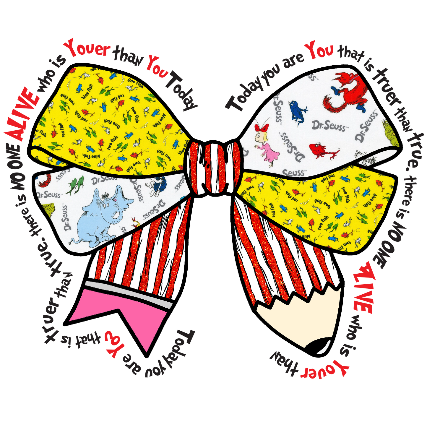 Coquette Ribbon Bow Dr.Seuss 9