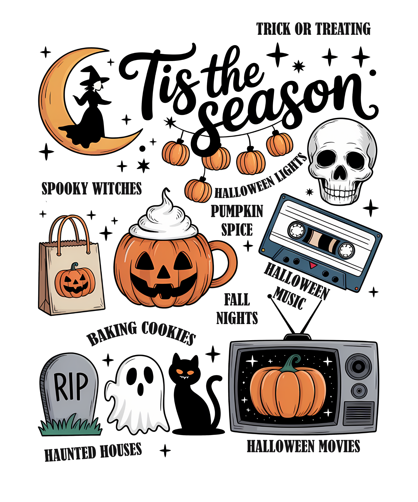 'Tis the Season Halloween Collage Transfer