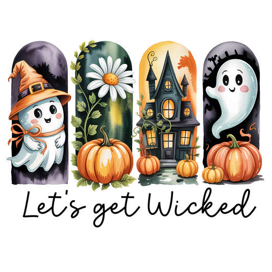 Let's Get Wicked Halloween Transfer