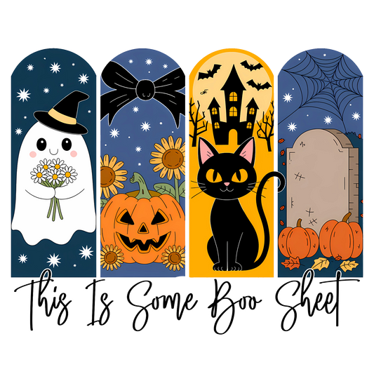 This Is Some Boo Sheet Halloween Transfer