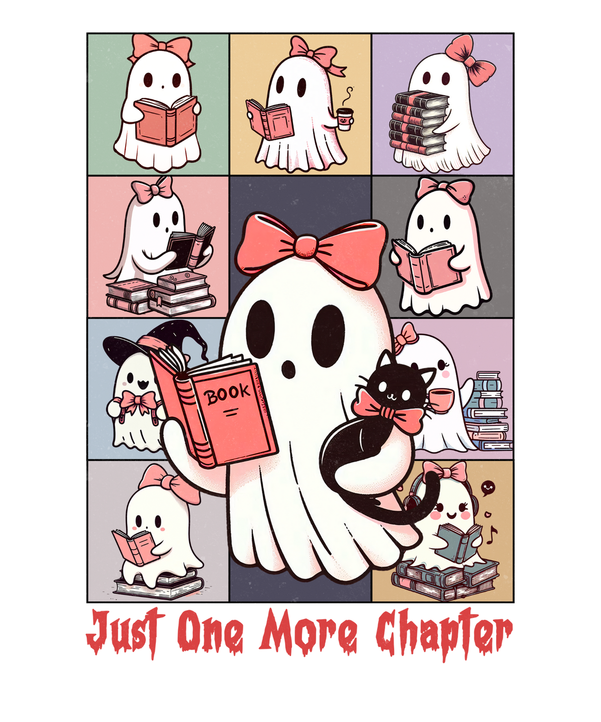 Just One More Chapter Halloween Transfer