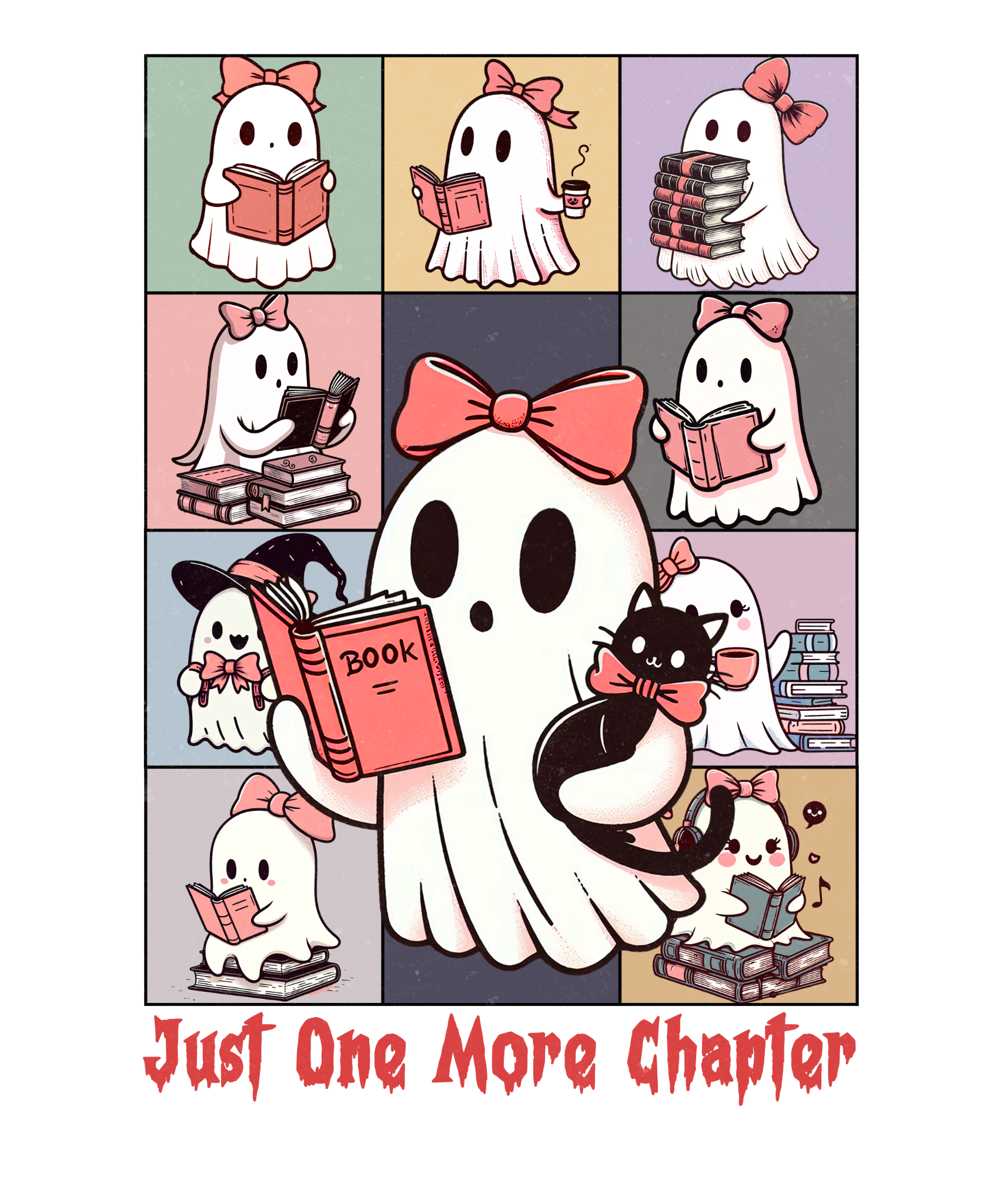 Just One More Chapter Halloween Transfer