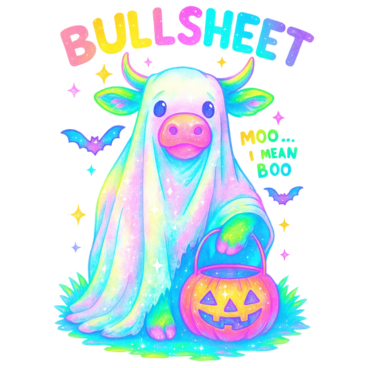 Bullsheet Moo I Mean Boo Cow Transfer