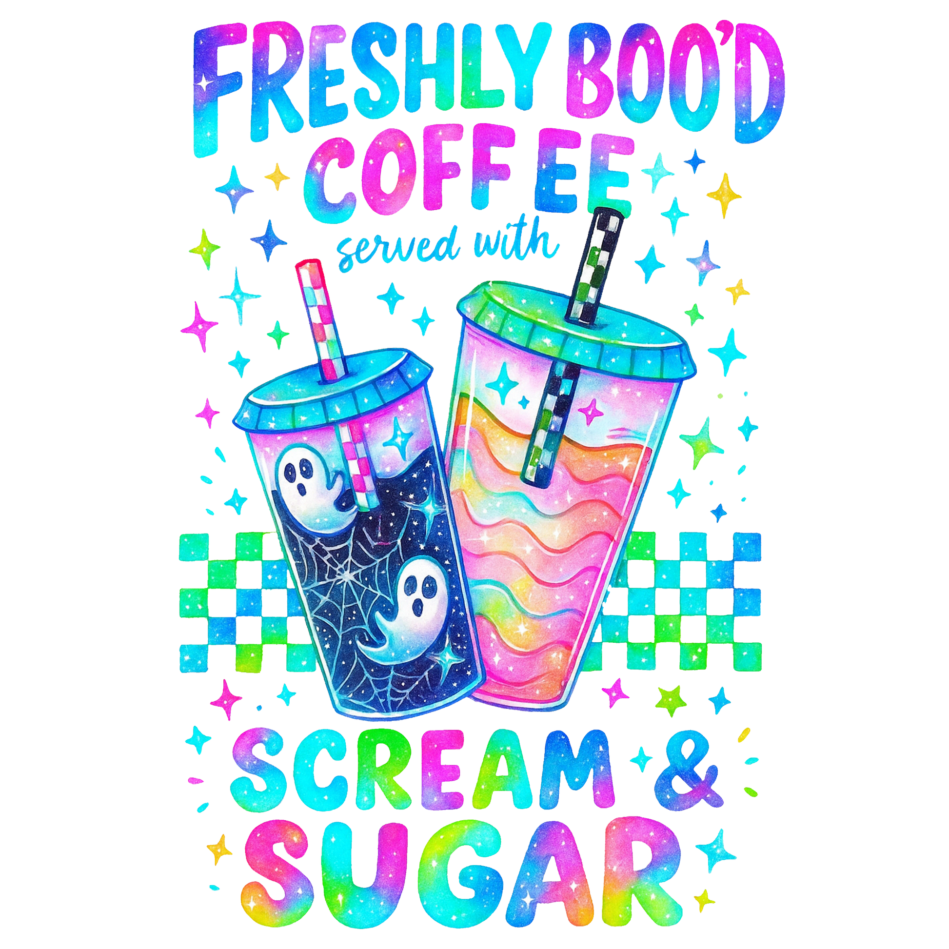 Freshly Boo'd Coffee Halloween Transfer