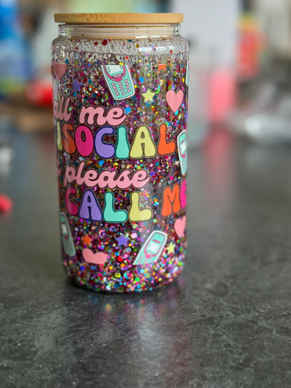 TikTok live Snowglobe 12oz tumbler