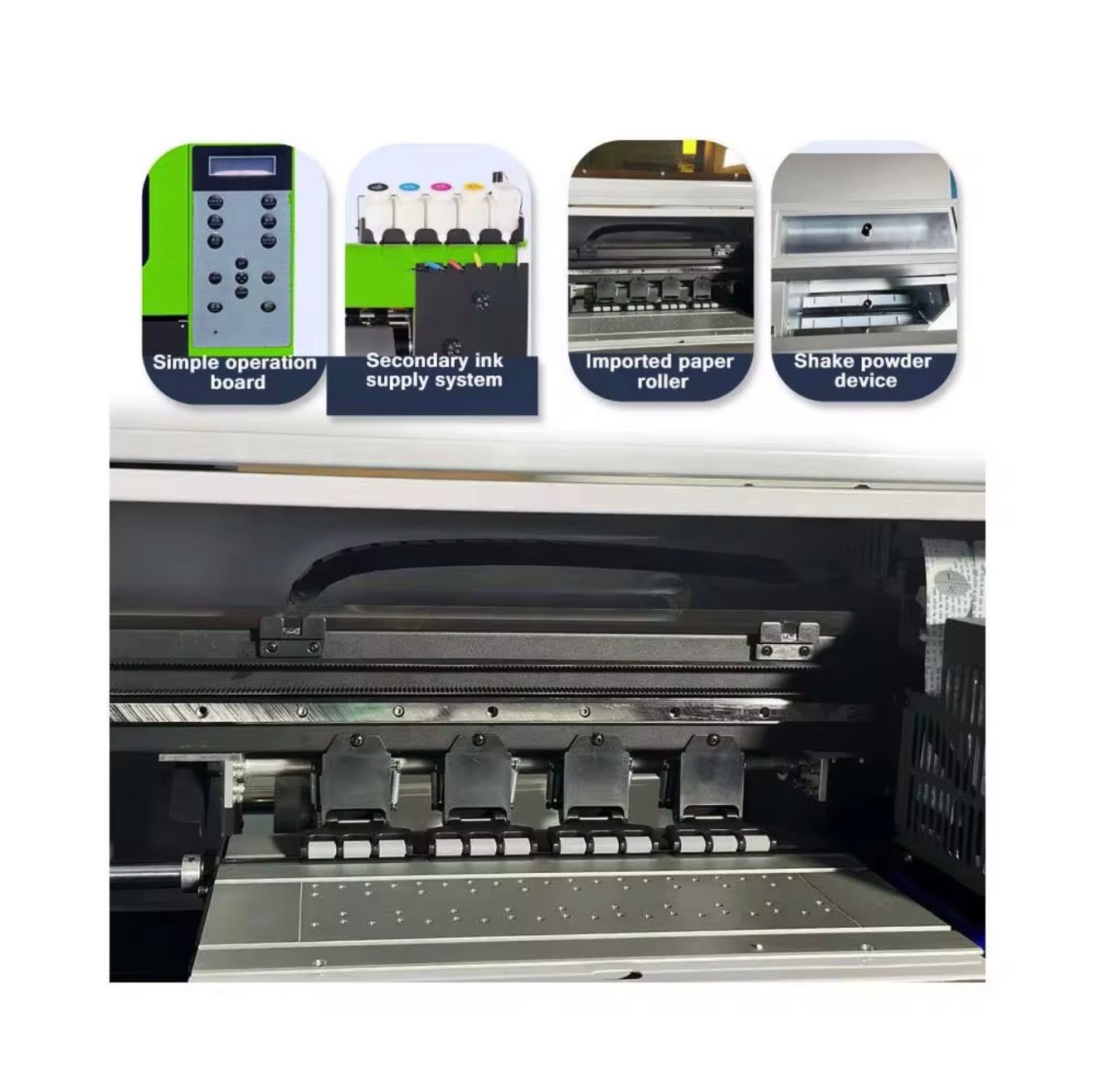 13” Compact DTF Printer with Dual XP600 Printheads