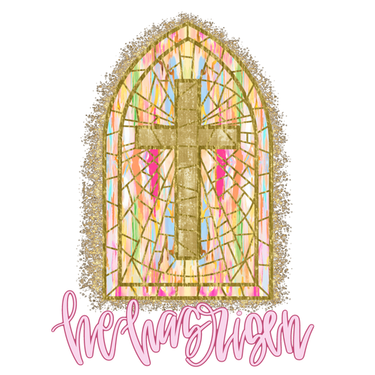 He Has Risen Window