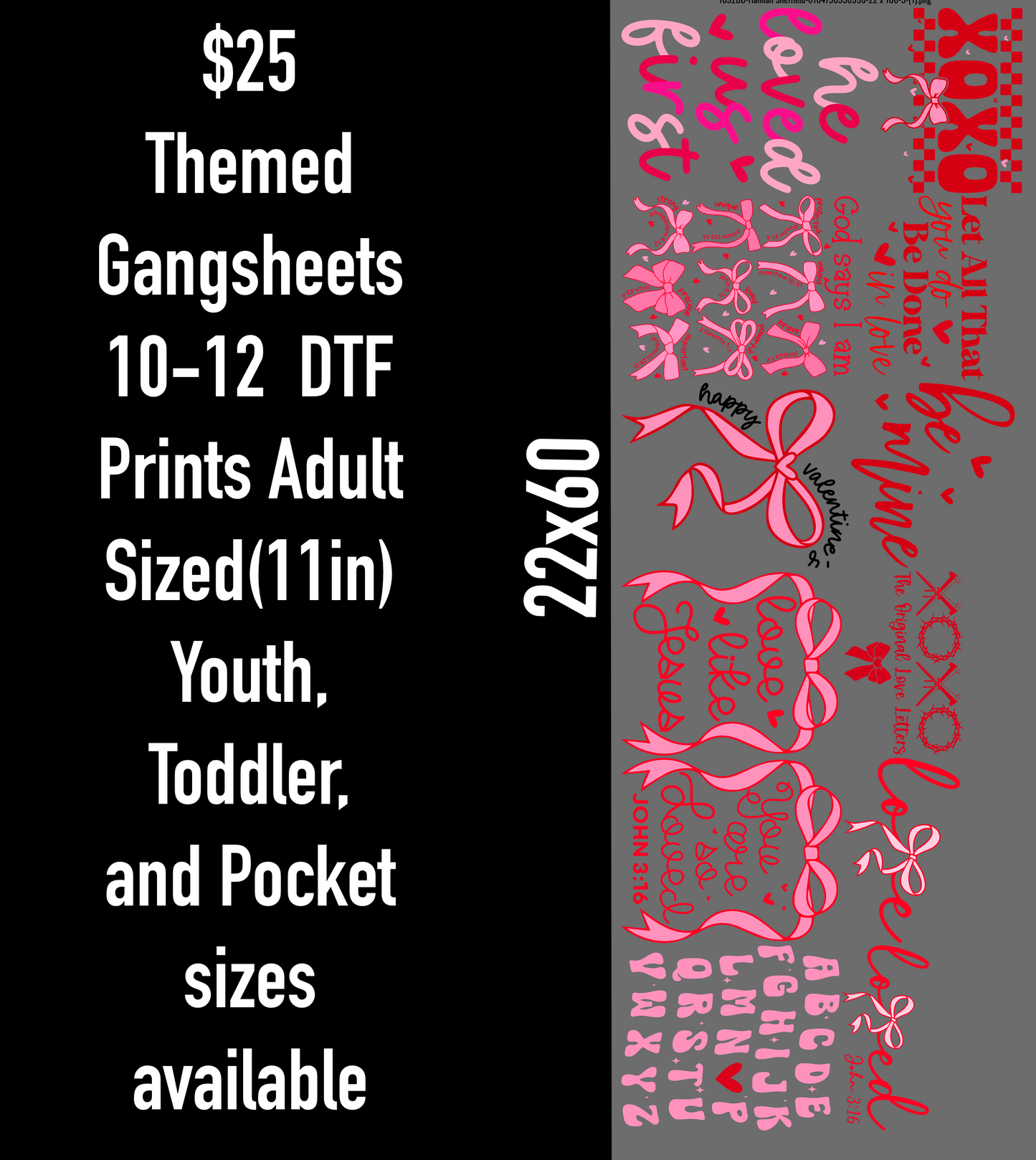 #2 Valentines Gangsheet