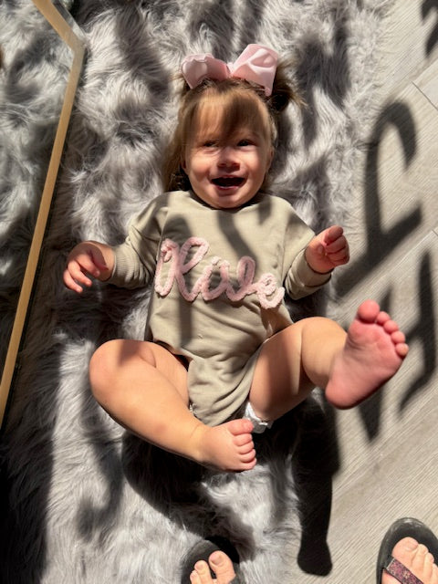 Baby Bubble with Fat Yarn Embroidery