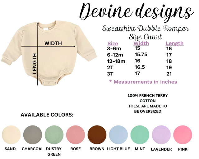 Baby Bubble with Fat Yarn Embroidery