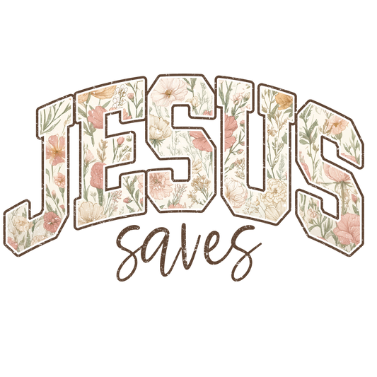 Jesus Saves Floral