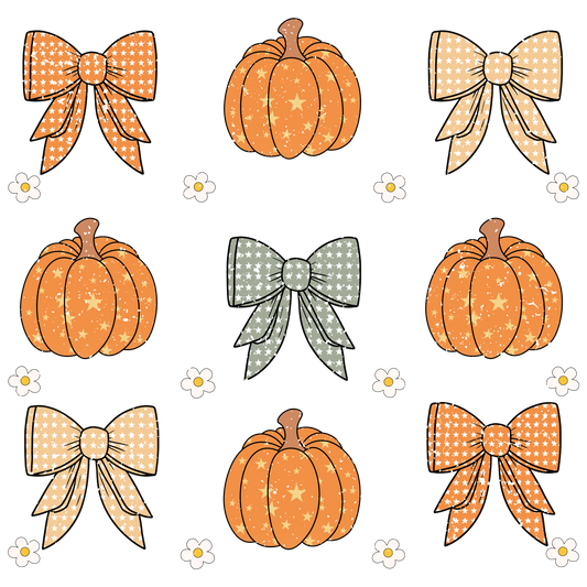 Pumpkin and bows