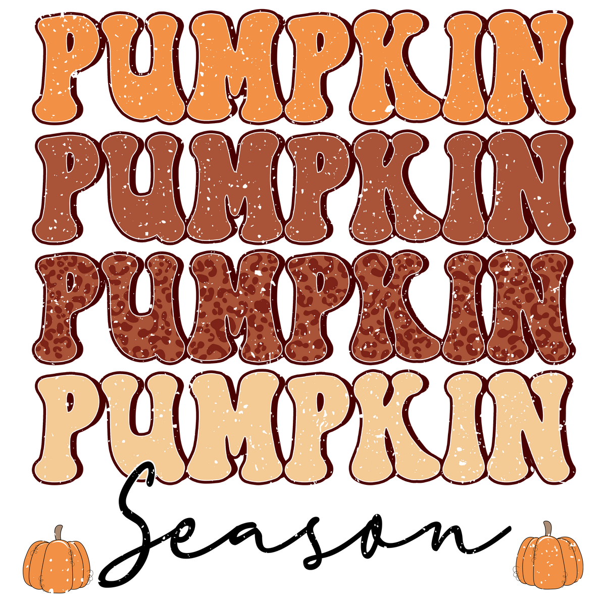 Pumpkin Season Distressed